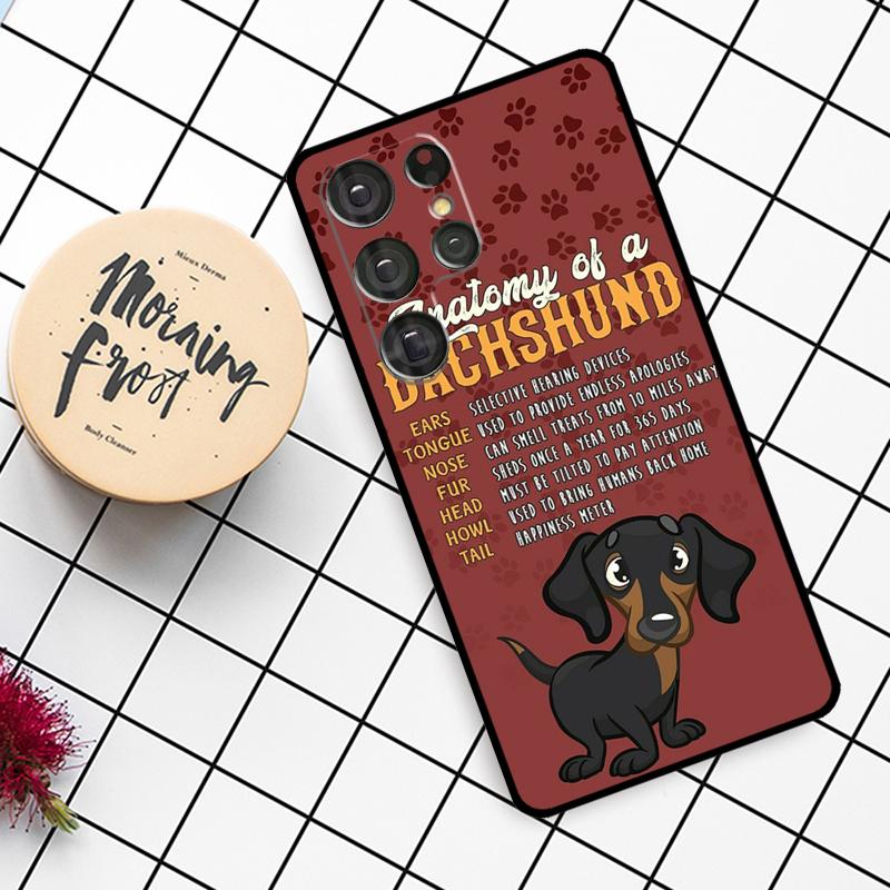 DACHSHUND Case For Samsung Galaxy S23 S21 S22 Ultra S8 S9 S10 Note 10 Plus Note 20 Ultra S20 FE Cover