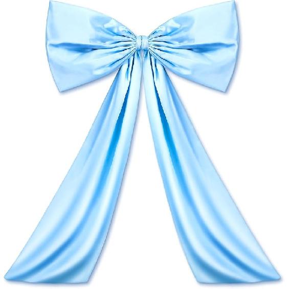 Bow Decor Large Bow for Room, Coquette Giant Ribbon Tie for Birthday Party Backdrop Wall Decor(24 X 36 Inches)