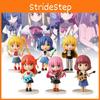 Atemberaubendes Set schwingender Anime-Figuren mit Charakterdesigns aus beliebten Serien
