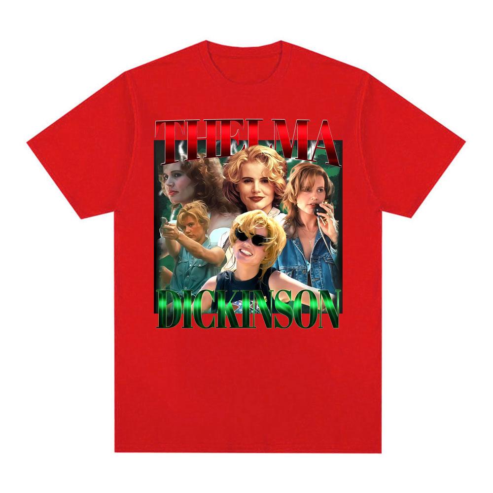Limited Vintage Thelma Dickinson Graphic Tshirts for Unisex Women Summer Fashion Trend T Shirt High Quality Oversized Cozy Tshirt S