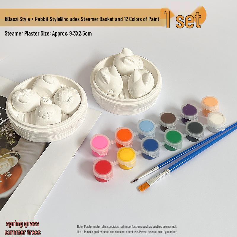 Mini Plaster Doll DIY Coloring Kit – Handmade Creative Toy & Gift Ornament