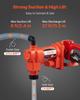 Kraftstoffförderpumpe 230V, 15 GPM 57 L/min, Wechselstrom Elektrische Ölpumpen, mit Automatischer Abschalt-Kraftstoffzapfpistole & Auslassschlauch, Hochdurchfluss-Kit für Benzin,
