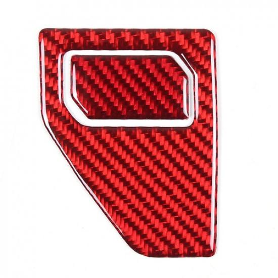 Red Carbon fiber passenger side glove box cover trim For BMW 5 Series G60 i5 24+