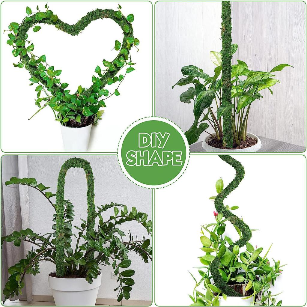 1pc Bendable Moss Pole for Plants Monstera Moss Poles for Climbing Plants Plant Stakes for Indoor, Monstera Plant Support