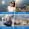 Selfie Stick Tripod, 40 In Retractable Tripod for iPhone with Wireless Remote Control & Light, Portable Phone Tripods for Photograph, Live Streaming,