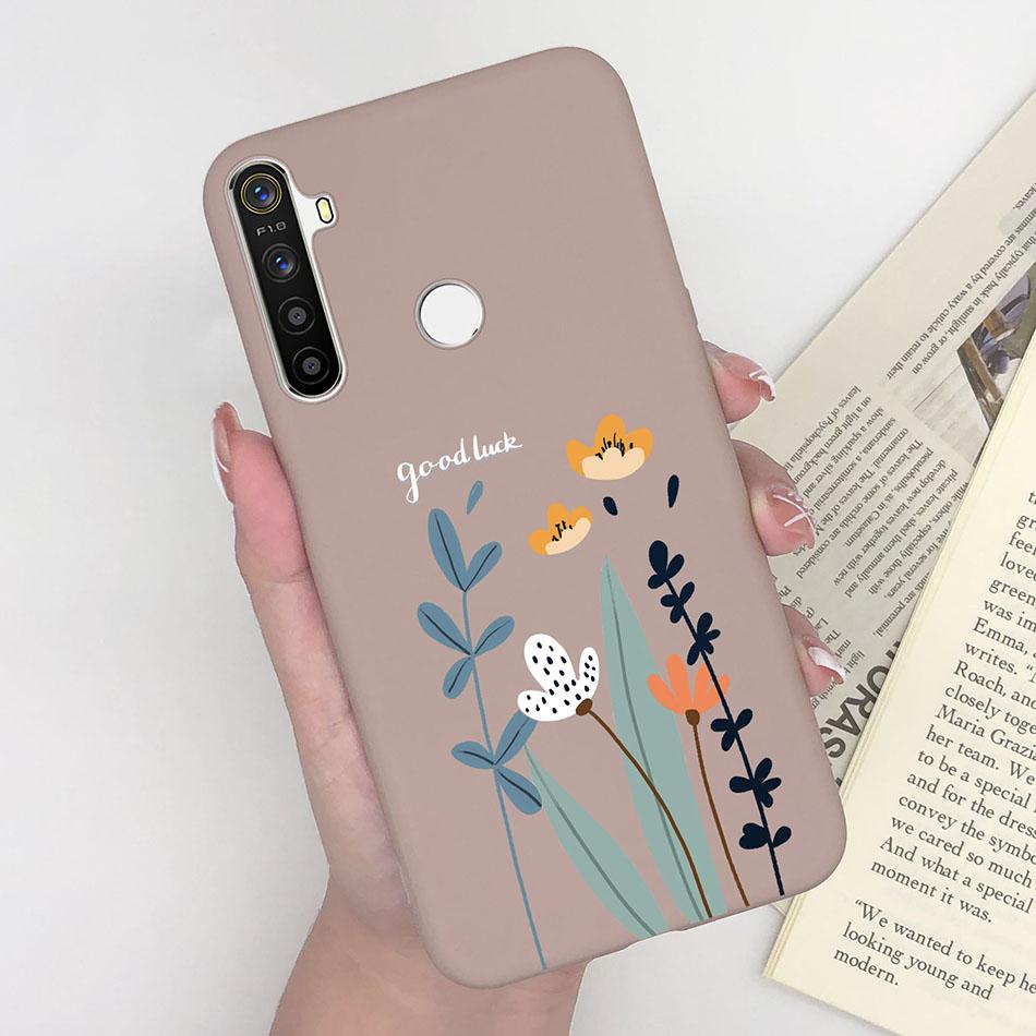 For Oppo Realme 5 Pro Oppo Realme 5 5i 5s C3 6i Realme5 5 Pro Realme6i Phone Cases Cute Soft Matte Bumper Back Cover Funda Coque
