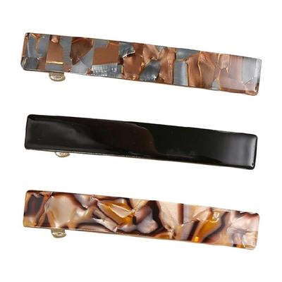 Practical Acetate Hair Clip Casual Hair Accessories Elegant Hair Barrettes for Women Creating Sophisticated Hairstyles