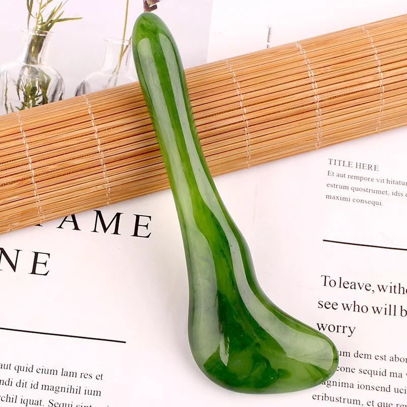 Beewax Resin Gua Sha Massage Board Acupoint Beeswax Guasha Acupuncture SPA Massager Scrapers Tools For Face Neck Back Body Care