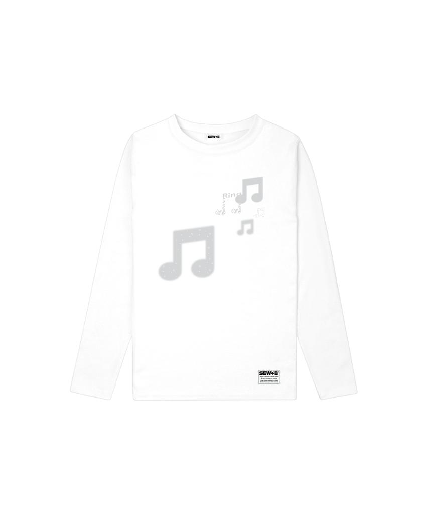Ssobi Semi-Crop Four Music Long Sleeve T-Shirt
