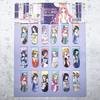 18pcs/set Colorful Cats Kawaii Flowers Magnetic Bookmarks Stars Cartoon Animal Sakura Daily Magnet Book Mark For Children Kids