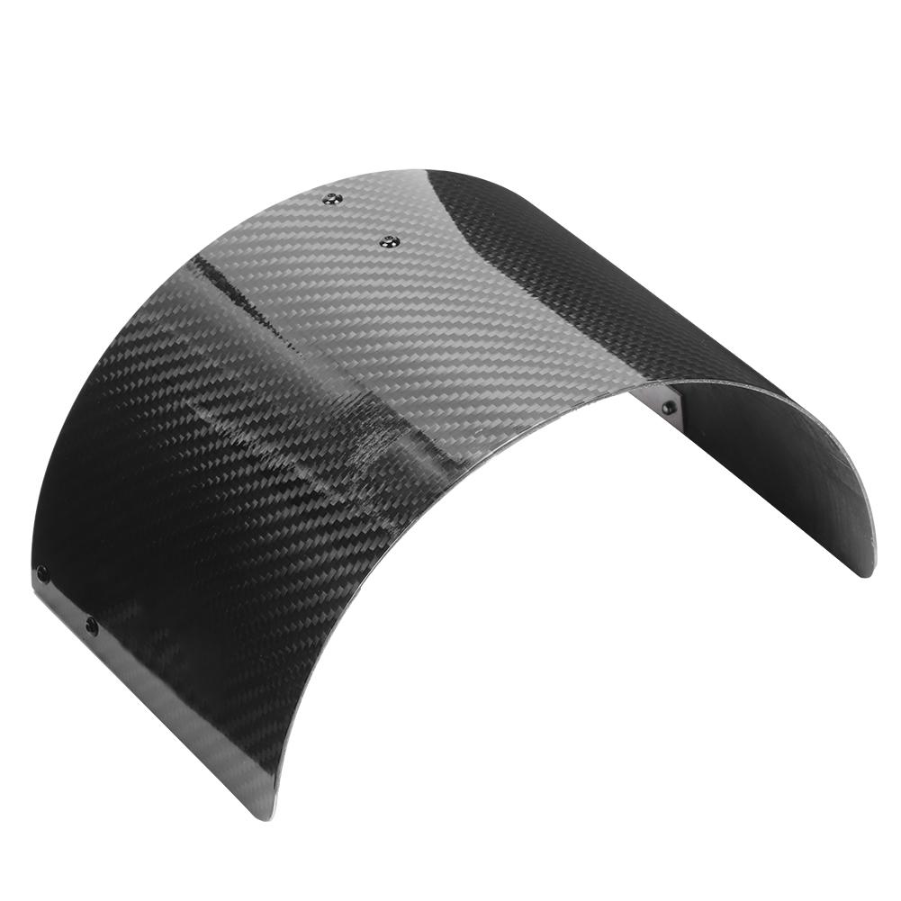 Carbon Fiber Air Intake Cone Cover Air Filter Heat Shield Universal Auto Modified PartsGlossy Carbon Fiber