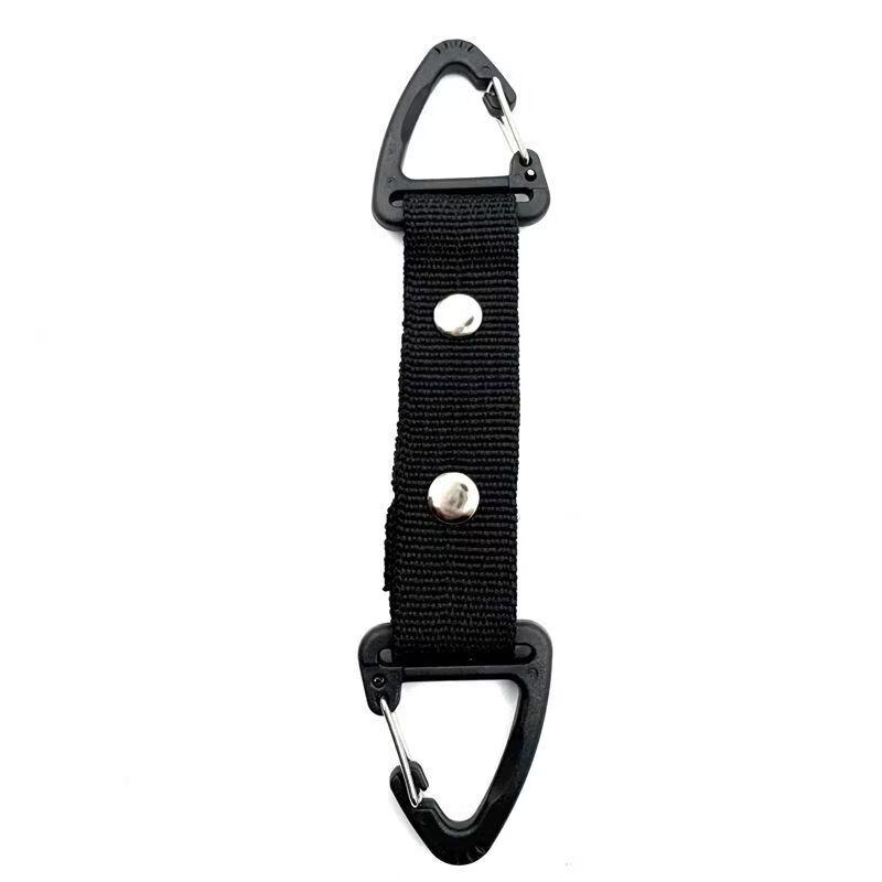 Outdoor Tactical Carabiner Clip with Rotary Buckle