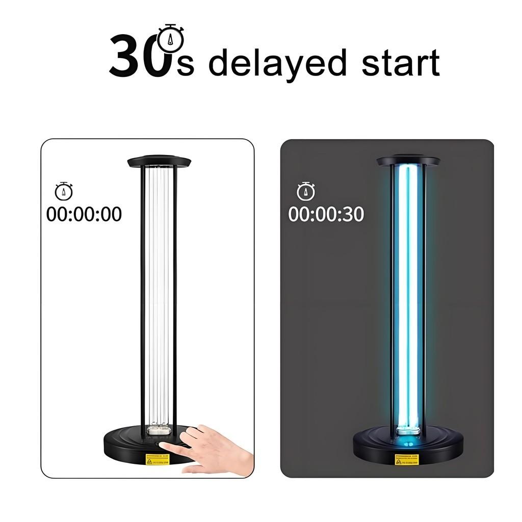65W/100W UV Light Sterilizer Household Ultraviolet Germicidal Lamp Portable UV Disinfection & Sterilization Ozone Lamp