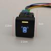 Car LED Light Radar Steering Wheel Heating Rearview Mirror Control Switch Button For Toyota Camry Corolla 2018 Rav4