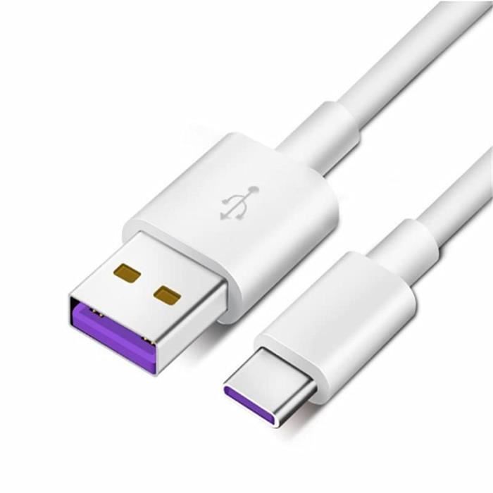 Cable usb c [1 m] cable usb de type c 5a câble chargeur rapide pour samsung galaxy s20 s8 s9 s10 s21 a50 a51 a40 a20e,huawei p30