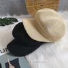 Hollow Star Horn Beret British Straw Hat Children's Summer Casual Versatile Fashion Duck Tongue Shade Sun Hat