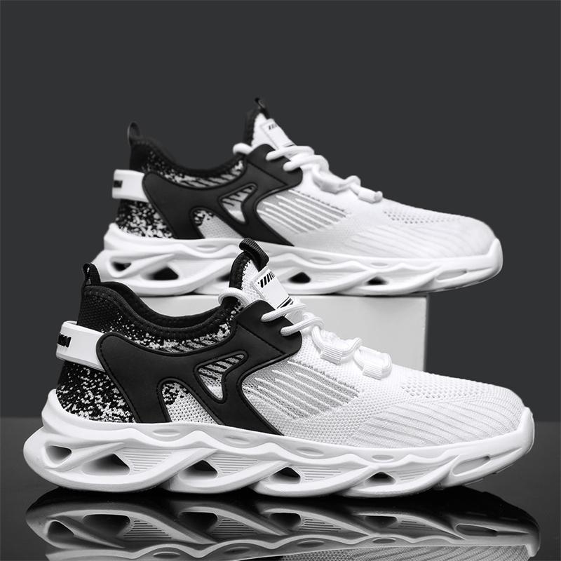 

Мужские кроссовки, дышащие вязаные спортивные кроссовки, легкие повседневные кроссовки для спортзала, теннисные кроссовки для бега 39