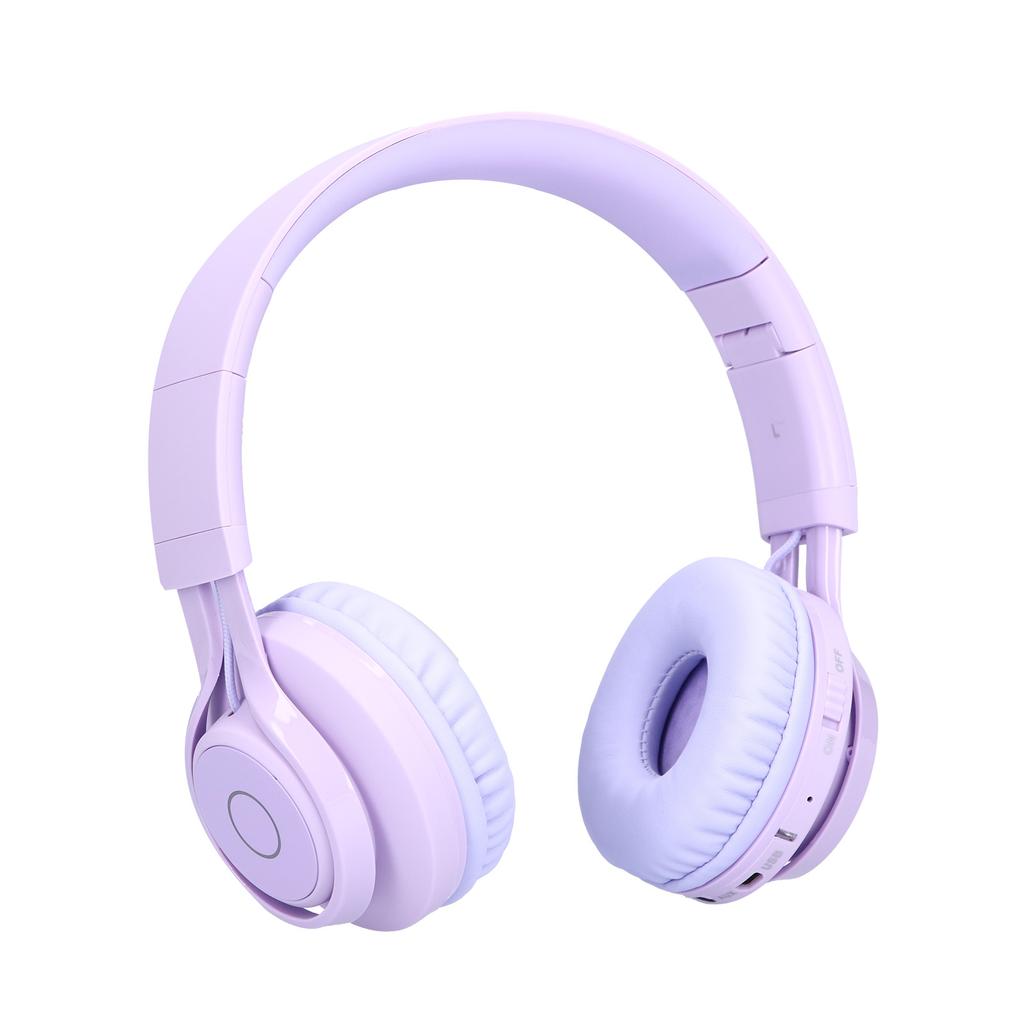 BT06C Children"s Bluetooth Headset LED Light Stereo Foldable Protect Hearing Kids Wireless