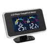 Digital Water Temperature Gauge+Voltage with Sensor Auto Car 2 IN 1 LCD Gauge with Flashing Alarm for Petrol Diesel Car 12V24V
