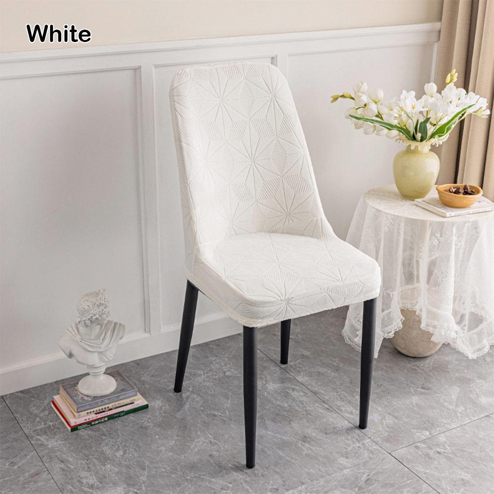 

Slip-Resistant Chair Cover Thickened Fleece Jacquard Chair Cover New Dining Chair Covers Home Use
