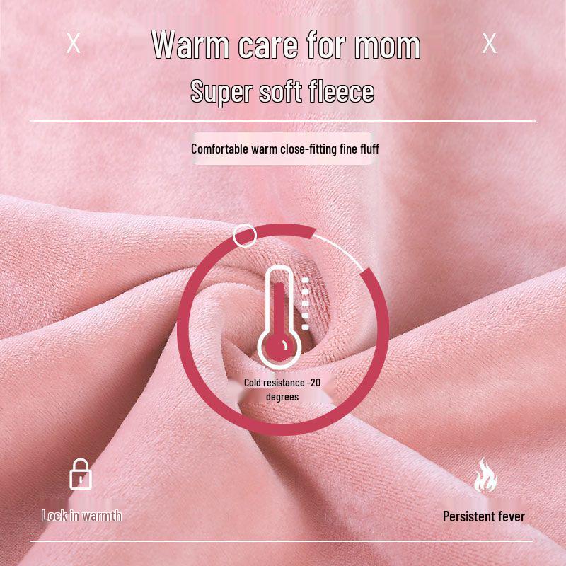 Women's Warm Fleece Set for Mid-Aged and Elderly: Cozy Winter Underwear for Mothers and Grandmothers