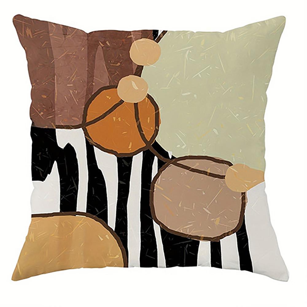 

Abstract Shapes Pillowcase for StyleSuitable for sofa car bedroom decorative cushion cover pillow cover 16x16Inch
