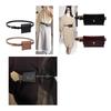 Elegant Leather Waist Belt Bag For Women Crossbody Waist Purse Fanny Pack Evening Clutch Mountaineering Bag Christmas Gifts