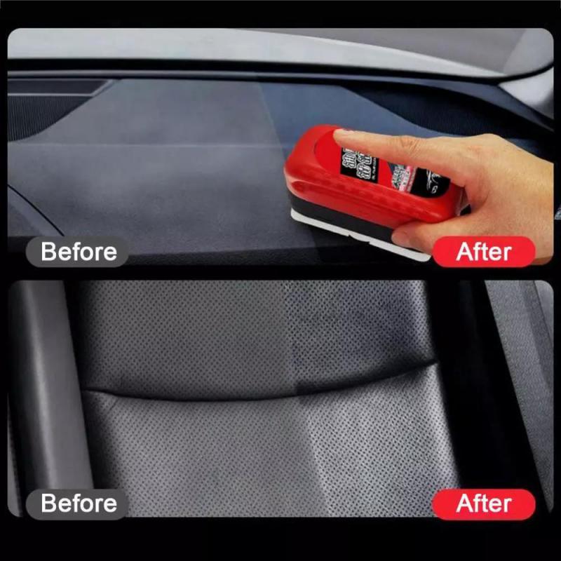 Car Glass Oil Film Remover Automotive Glass Sponge Cleaning Brush Front Inner Windshield Glass Oil Film Cleaner For Car Cleaning
