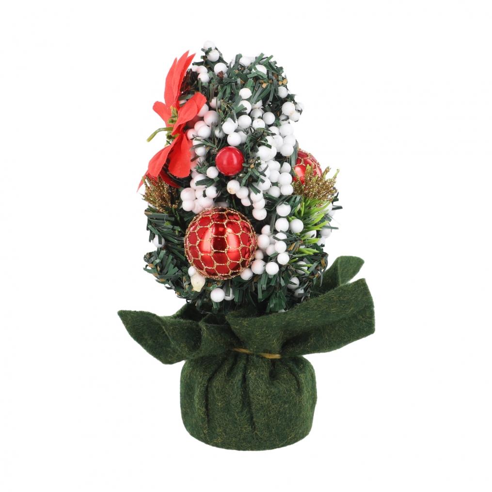 Miniature Table Top Christmas Tree for Seasonal Decorations Small and Charming