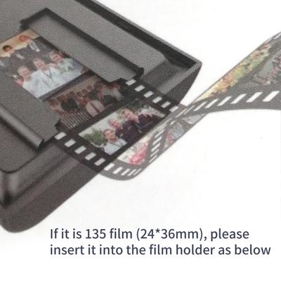 35mm/135mm Negatives and Slides with LED Backlight Mobile Film and Slide Scanner Free APP Foldable Novelty Scanner