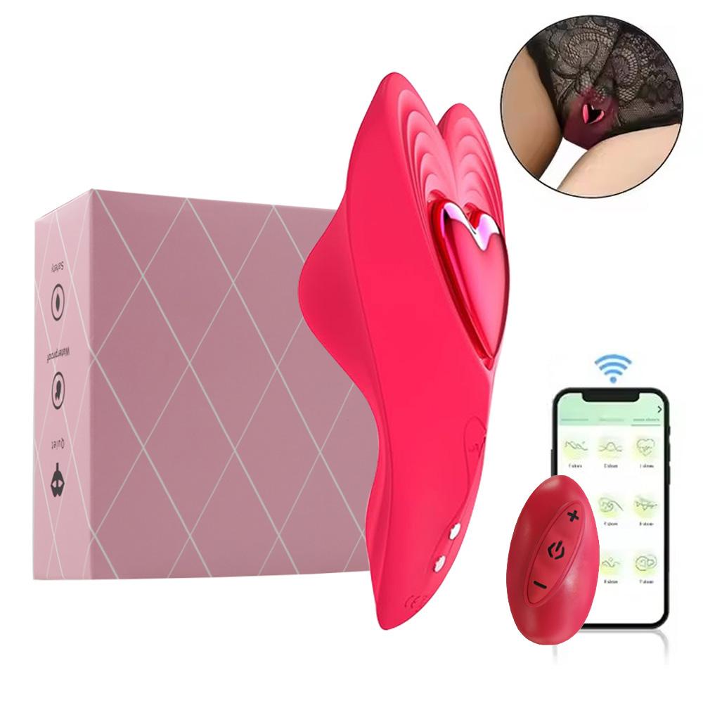 Wearable App Remote Control Vibrator Butterfly 10 Vibration Vagina Clitoris Stimulator Mini Bullet Adult Sex Toys for Women