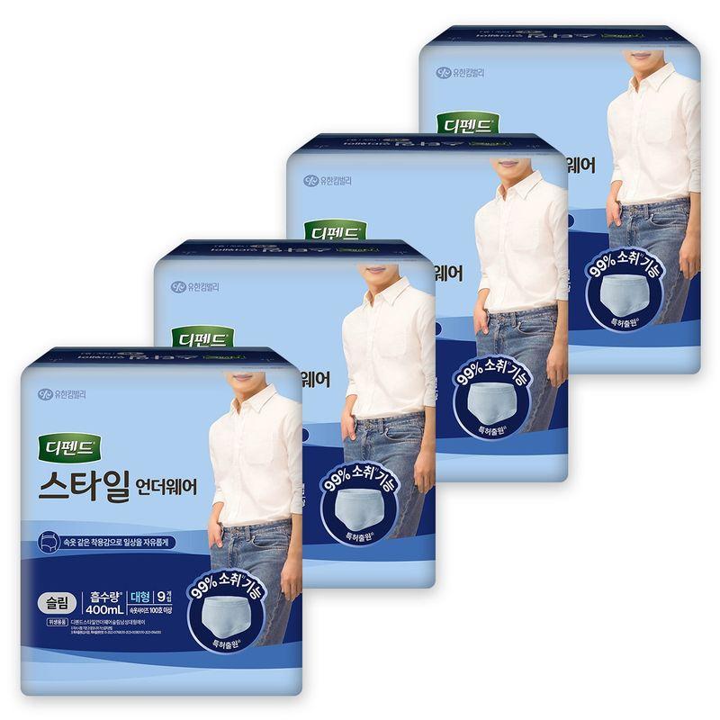 

Depend Style Underwear Light Fit Large Man 9x4