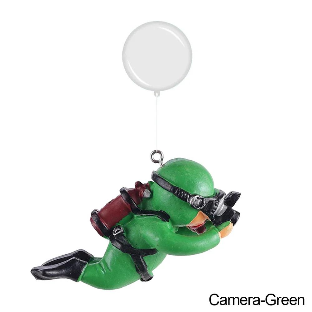 Resin Floating Simulated Diver Toy 1/2pcs Aquarium Decor Fish Tank Landscaping Pendant Ornament Accessories