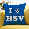 H-Hamburger SV HSV   Various Sizes Square Pillow Case For Car Home Bedchamber Decor