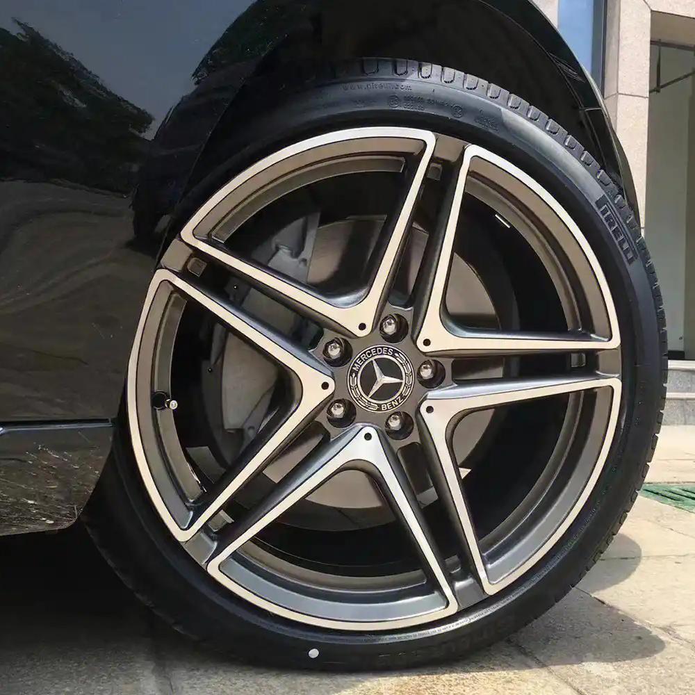 4pcs Mercedes Benz Wheel Center Caps for Mercedes Benz A B C D E S Class W204 W212 W176 GLC CLA GLA AMG GLS GLE GLK CLS Emblem