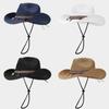 Style Straw Hat For Women Sun Protection Wide Brim Summer Beach Fashion Accessory