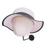 Practical Space Saving Fabric Covered Head Model Wall Hat Display Storage For Wigs And Hats Beauty Salon Equipment