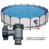 Pool Pömpel und Filter Set Einfache Installation Pömpelventile Zuverlässiger Betrieb Filterset Kunststoff Schwimmbadfilter