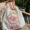 Women's Embroidered Snoopy Donut Waterproof Nylon Handbag – Crossbody & Shoulder Bag