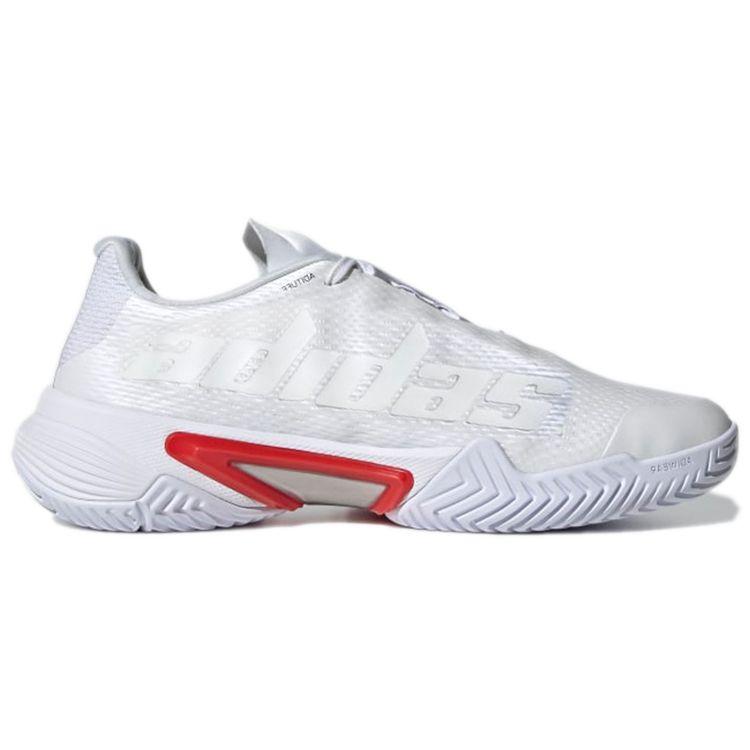 Adidas  Barricade White Silver Metallic Red Women Sneakers Cloud-White Grey-Two GW5034