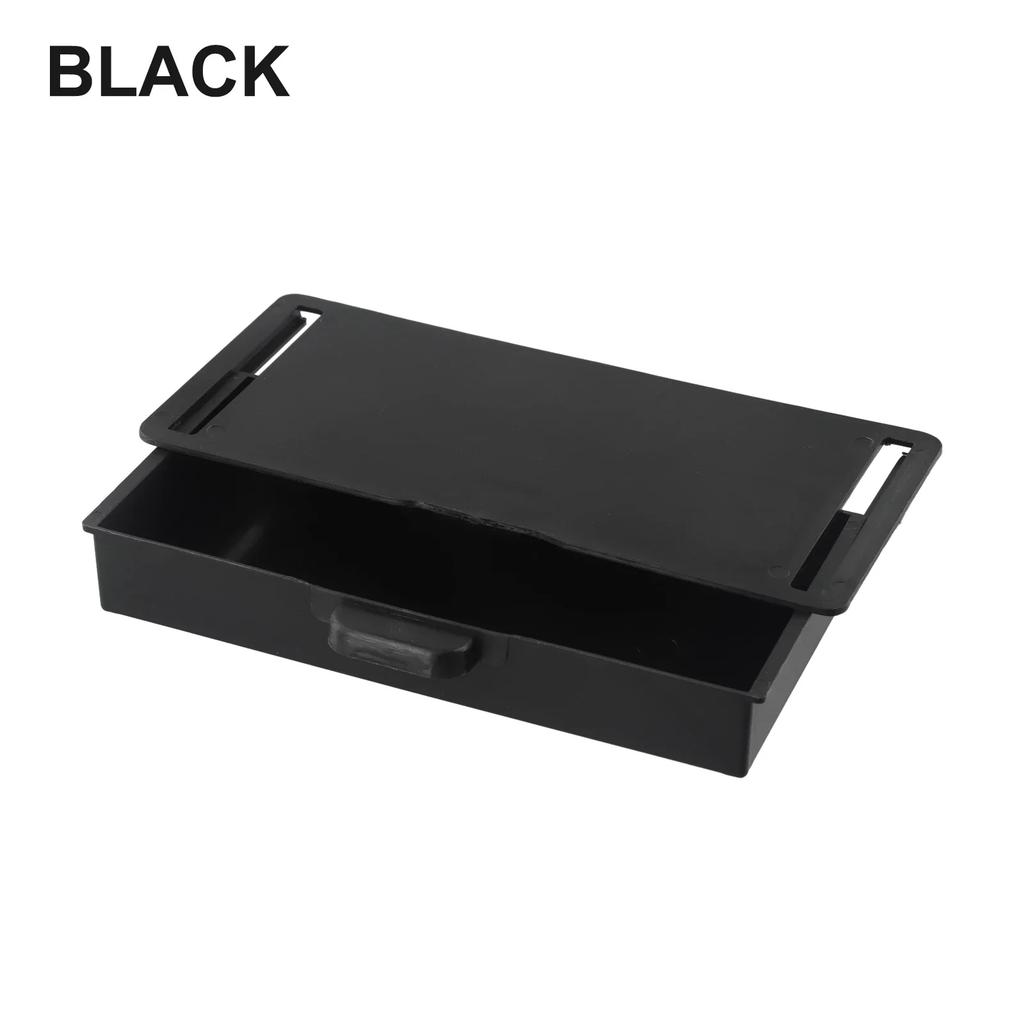 HOT SALE Under Desk Drawer Organizer Bedroom Home Furnishings 1 Piece ABS Holds Office Pen Holder Adhesive