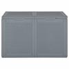 VidaXL Garden Storage Box Grey PP Rattan 180 L 364060
