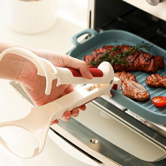 Anti-Scalding Clip Non-Slip Bowl Tongs Kitchen Gripper for Hot Bowls Baking Trays Plates Steamers
