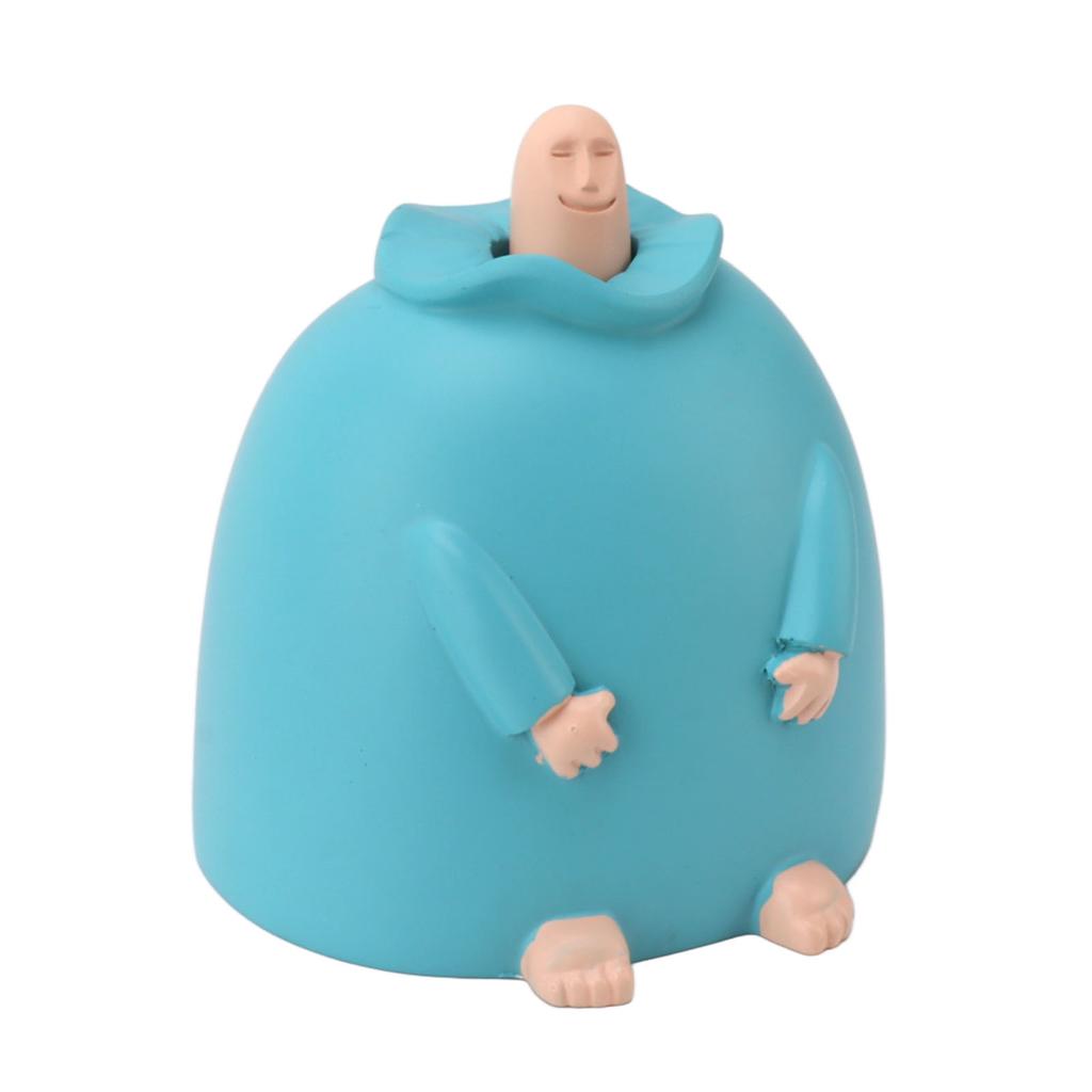 Funny Middle Finger Statue Bright Color Exquisite Engraving Finger Man Sculpture Home Decor for