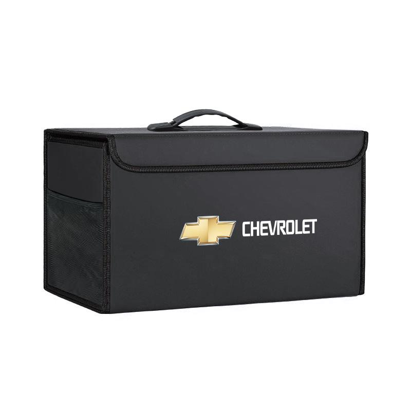 Kožená úložná krabice do kufru auta Organizér do interiéru vozu Příslušenství Pro Chevrolet Corvette Montana TrailBlazer Silverado Traverse