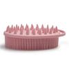 Exfoliating Silicone Body Brush,2 in 1 Bath and Shampoo Brush,Wet and Dry Scalp Massager,Premium Silicone Loofah,Lathers Well