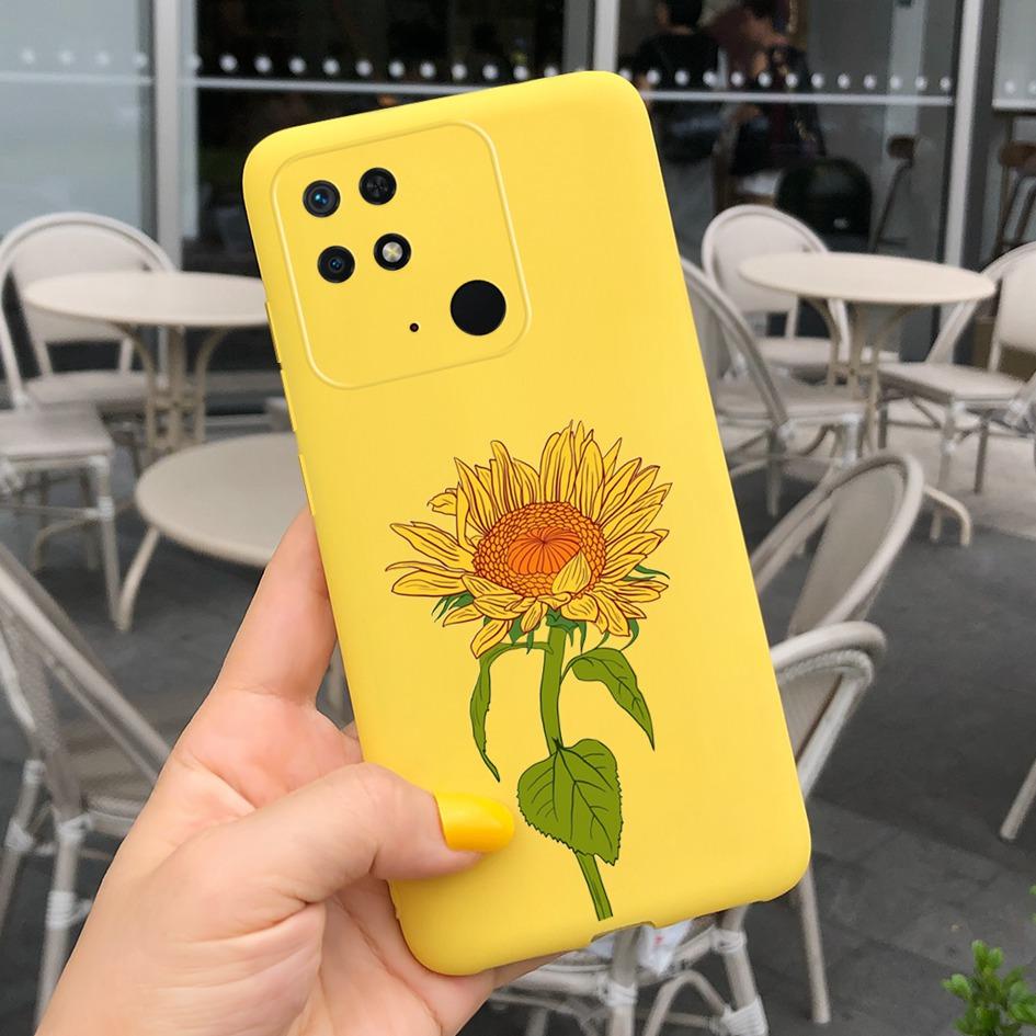 For Xiaomi Redmi 10C Phone Case New Popular Flower Painted TPU Cover For Xiaomi Redmi 10C 4G Bumper Redmi10C NFC 2022 Soft Funda