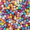 4 * 7Mm Acrylic Luminous Russian Letter Beads Bracelet Necklace Beaded Loose Beads Diy Jewelry Accessories