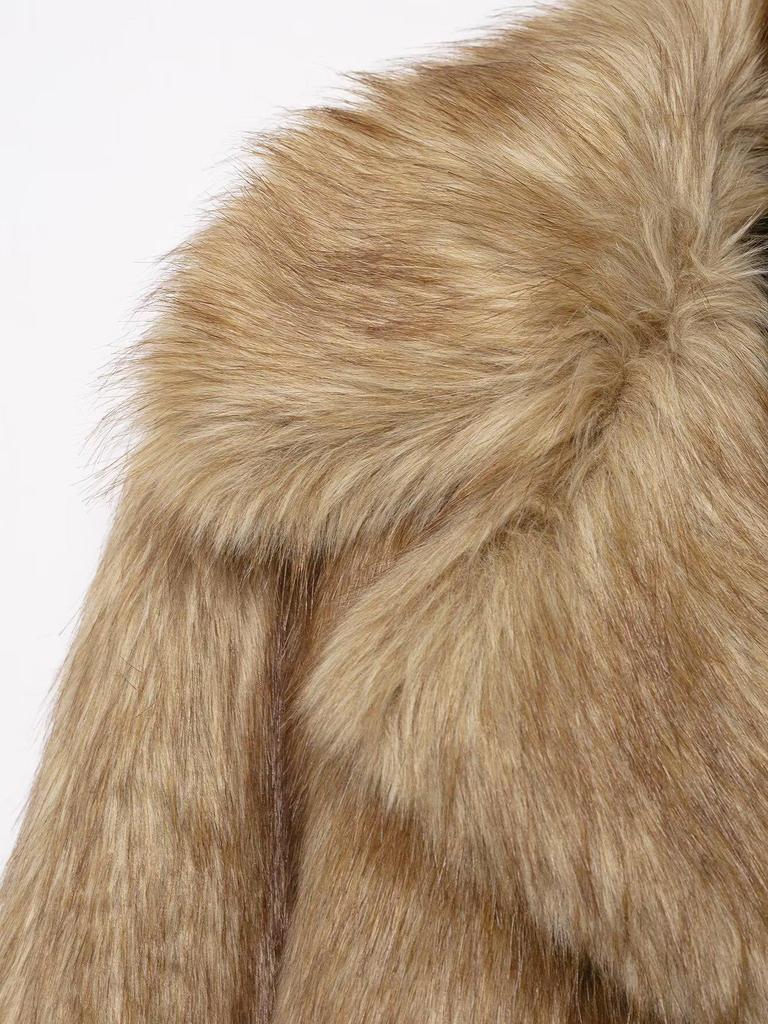 European & American Women's Faux Fur Short Jacket - Fashionable & Casual