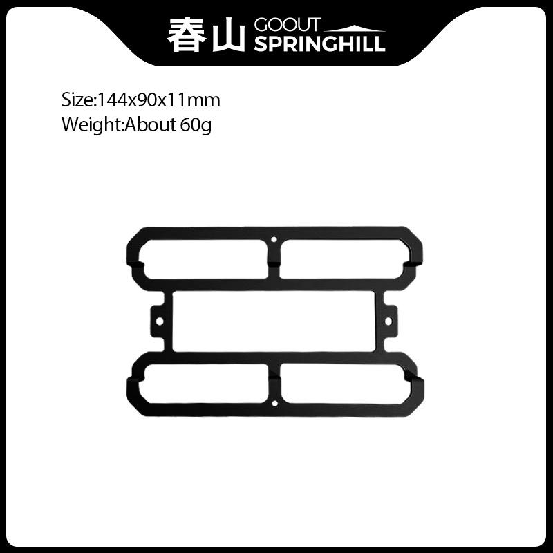 

Goout Springhill Camping Grill Pan Mini Grill Pan Lightweight Iron Grill Pan Omelette Hot Dog Muffin Skillet Nonstick Coating